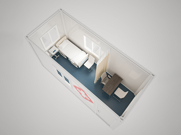 Prefabricated Modular Flat Pack Container Hospital Container for Emergency Rescue Isolation 0201 Featured Image
