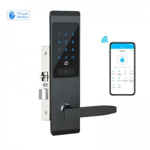 China wifi remote feilige poarte fabrikant TTlock app smart pin number toetseboerd koade kombinaasje keyless wachtwurd digitale doar slot