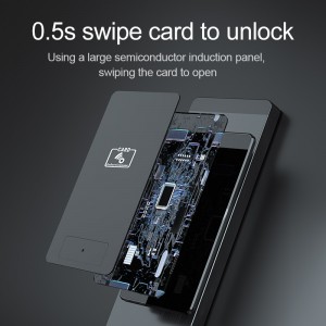 Најбоља сигурносна електронска РФИД картица хотелска брава са софтвером за управљање брендираном бравом за врата без кључа за закључавање паметне браве за стан