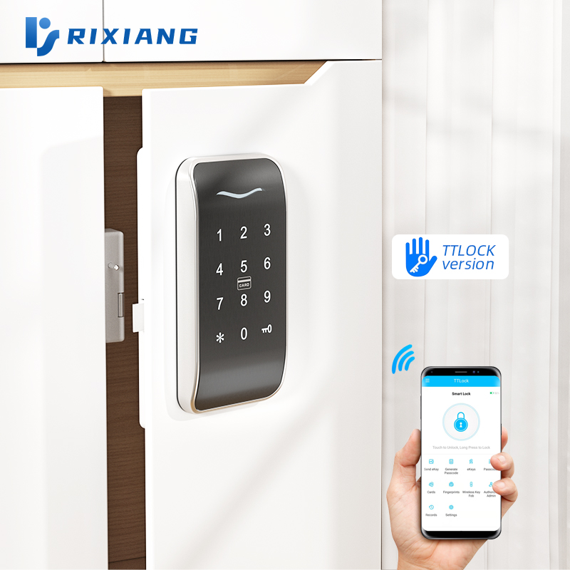 Digital Locker Cabinet Lock Electronic Smart lock Keyless Password Cabinet Lock with Touch Screen Digit Code Combination Lock for School Swimming Pool Sauna Office Home Featured Image