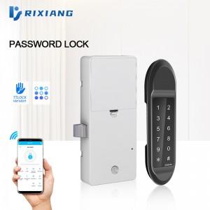 Fechadura de armário inteligente de entrada eletrônica sem chave - Bluetooth / aplicativo de telefone / cartão Prox / código de chave - preto fosco travas de segurança eletrônicas de gaveta travas de armário