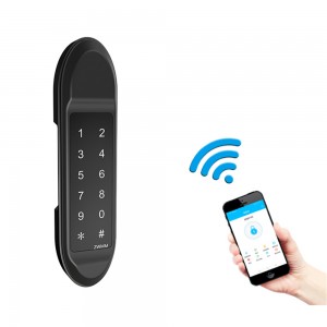 Elektroanyske Keyless Entry Smart Kabinetslot - Bluetooth / Tillefoanapplikaasje / Prox-kaart / Key Code - Matswarte elektroanyske lade-feiligenssloten locker slûzen