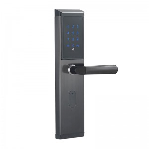 Fechadura de porta com senha mecânica fechadura de código fechadura de combinação fechadura de toque senha de cobre preto fosco entrada do teclado da porta