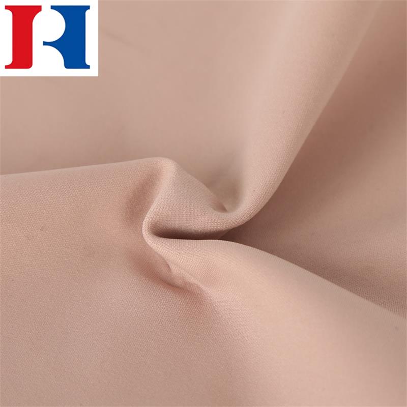 Nylon Spandex Rib Solid Color Dyed Swimwear Knitted Fabric