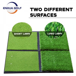 Super large super durable non slip free combination stitching Golf Hitting Mat golf Pratice mat 5FT*5FT