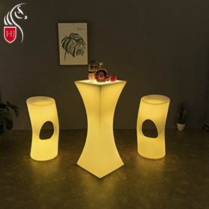 factory customized Modern Leisure Chair - LED Bar Cocktail Table Factory Wholesale-Huajun – Huajun