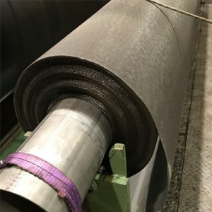 Колан от неръждаема стомана за индустрията с нетъкан текстил