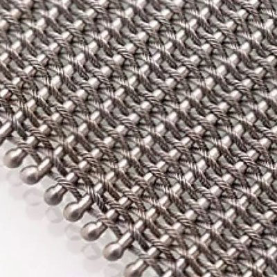 Мрежест ремък от неръждаема стомана за гофриран метален ремък с една повърхност
