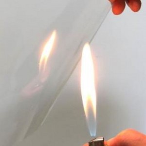 Colorless transparent flame retardant film