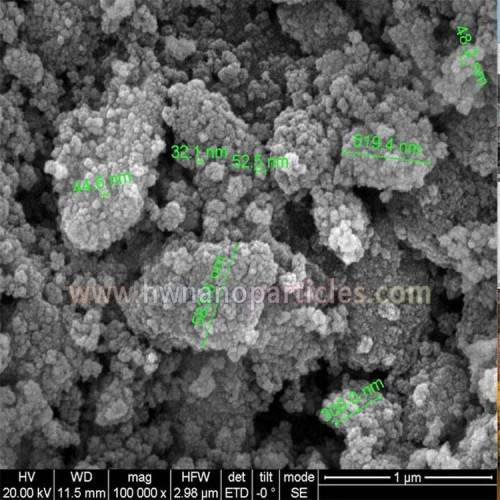 Loj SSA 30-50nm ZrO2 Nano Zirconia Ceramic Hmoov rau Muag