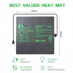 የሚበረክት የውሃ ምርት Seadling Heat Mat|የአርኪባልድ እድገት