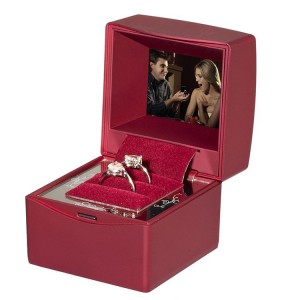 poklon ljubavi luksuzna video kutija za prsten Luksuzna poklon kutija za video pozivnicu