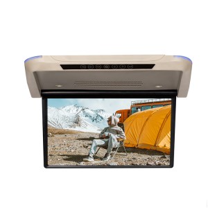15 inch roof mount Android flip down monitor screen roofmount TV currus video ludio ludius "