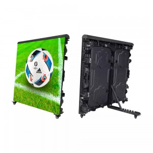 Fotbal Baschet Ecran de afișare publicitar în aer liber LED P5 960*960mm Semnalizare digitală programabilă perimetrul stadionului