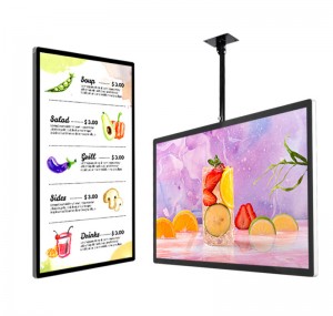55-palčni stenski komercialni oglaševalski monitor 43″ 49″ 55″ 65″ LCD stenski zaslon visoke svetlosti