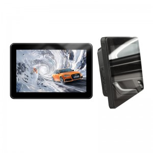 Taxi-Auto-Kopfstütze 10,1″ Android 4G PCAP Touchscreen LED-Werbeplayer