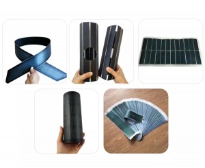 Module de panneau solaire flexible à couche mince 150W, panneaux solaires enroulables pour voiture