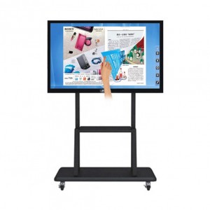 alapejọ Ẹkọ 65 75 86 98 inch olona-olumulo whiteboard smart ibanisọrọ blackboard LCD led multi smart board with two system
