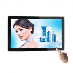 Ascensor montado en la pared interior, centro comercial, restaurante, pantalla táctil, reproductor de publicidad, pantalla de marco digital android
