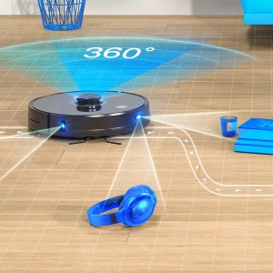 Home Elektrische robotstofzuiger Mop 2700Pa Zuigkracht voor harde vloeren Vegen Zelfreinigende robots