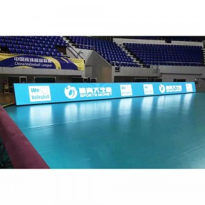 Fuotbal Basketbal Outdoor LED Advertising Display Skerm P5 960*960mm Stadium Perimeter Programmierbare Digital Signage