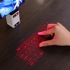 Virtual Laser Keyboard Bluetooth Wireless Projector Phone Keyboard ho an'ny Solosaina Iphone Pad Laptop misy Mouse Function