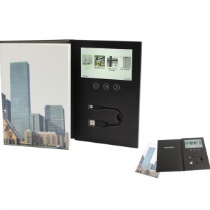 Tft màn hình LCD 7 inch Giá đỡ video bảng thông minh video brochure video tập sách bưu phẩm