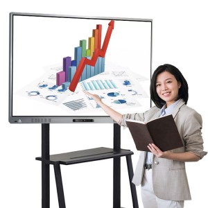Sterowanie zdalne na podczerwień Rozdzielczość diod FHD nauczanie edukacja konferencja spotkanie cyfrowy panel tablica 50 55 65 75 86 98-calowy inteligentny ekran dotykowy tablica interaktywna