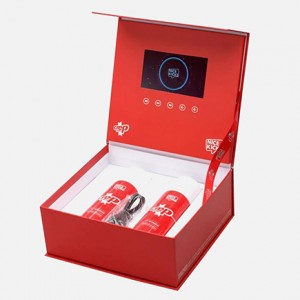 Crep protect OEM 5 inci brosur video Kotak persembahan Untuk Promosi Perniagaan