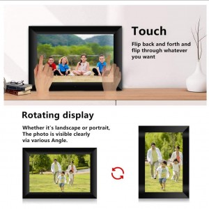 Frameo APP 7 / 10 инчен HD LCD екран облак WIFI дигитална фотографија Ротирај рамка за слики
