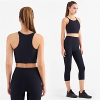 High Neck Ribber Suit Solid Color Gym Clothing