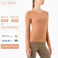 Slim Fit Sport Women T Shirt With Thumb Holes