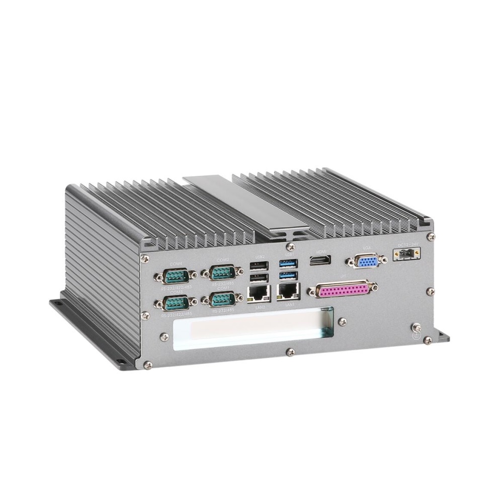 Pieni virrankulutus Box PC – i5-7267U/2GLAN/6USB/6COM/1PCI