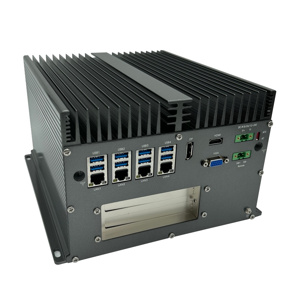 高性能ボックス PC – Core i5-8400H/4GLAN/10USB/10COM/2PCI