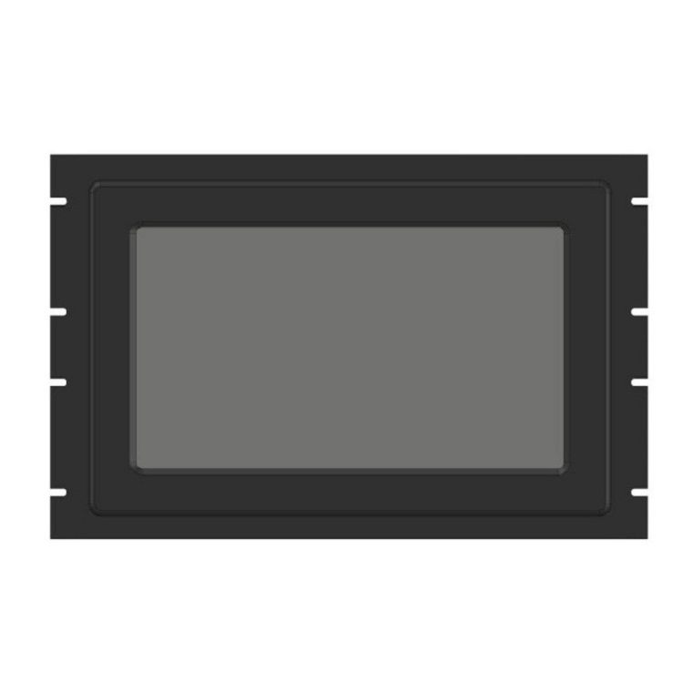 15.6″ LCD د تخصیص وړ 6U ریک ماونټ فینلیس صنعتي پینل PC