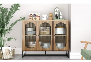 Kitchen Accent Sideboard Cabinet Buffet Cabinet with Storage
