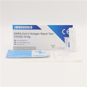 Test rapidu di l'antigenu di l'antigenu COVID 19 Test rapidu di u nasu / saliva
