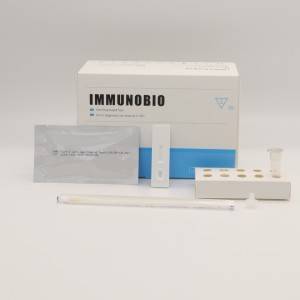 PEI/Bfarm listed IMMUNOBIO COVID Test Kit Antigen Nasal Rapid Test