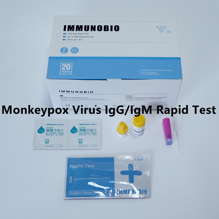 Imagen destacada del kit de anticuerpos Igg/Igm de la viruela del mono
