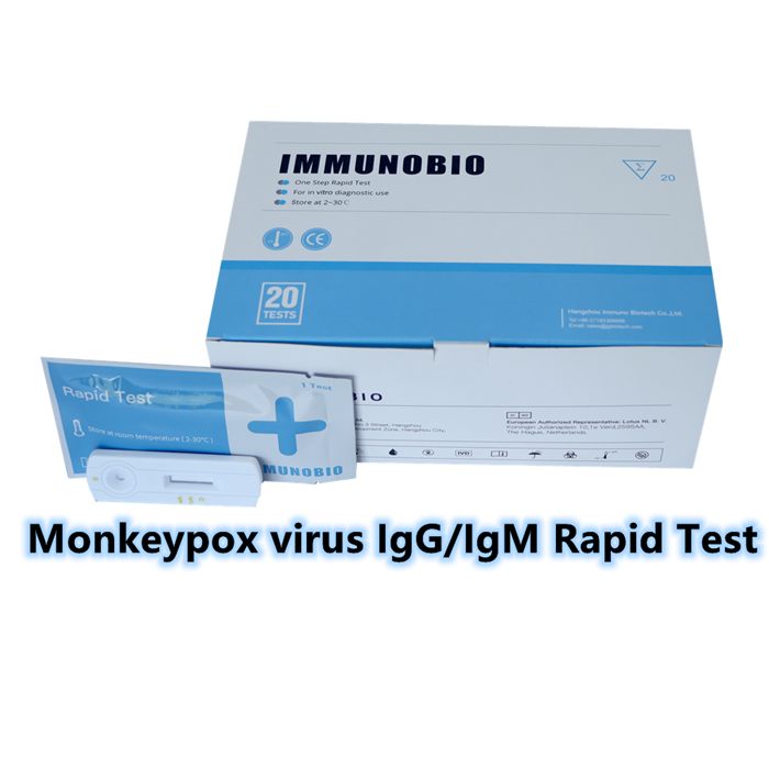 Imagem em destaque do kit de teste rápido Monkeypox