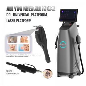 2 In 1 Multifunctional DPL And Q Switch Nd Yag Laser Machine