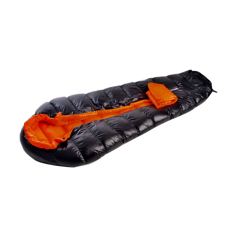 Outdoor camping Lightweight Portable Feather white duck down sleeping bag