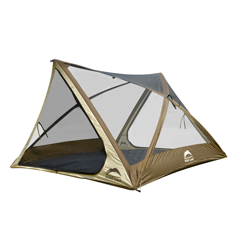 Wild Land Quick Set Up Triangle Hub Screen Tent for Camping