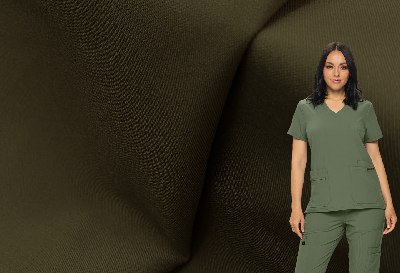 Why do most customers choose our polyester rayon fabric YA8006 for uniforms?