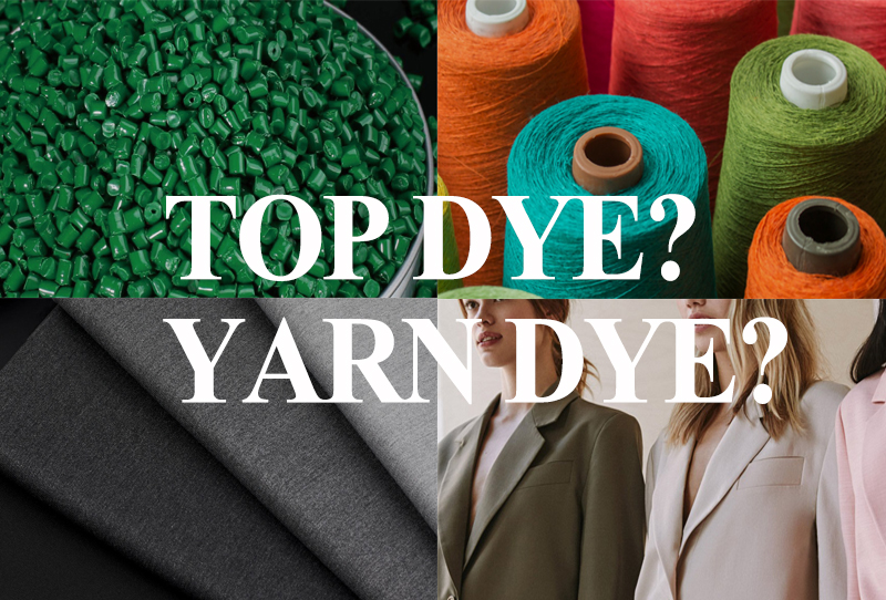 Deciphering the Contrast Between Top Dyeing and Yarn Dyeing in Textiles