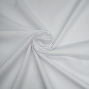 light weight white soft polyester spandex blend school uniforms shirt fabric YA8051