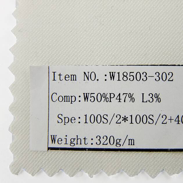wholesale lycra wool blended fabric for suit W18503