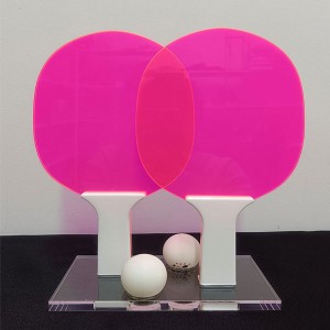 Ensemble de ping-pong en acrylique – Couleur personnalisée