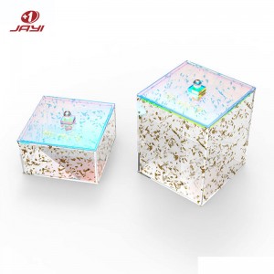 Grosir Clear Acrylic Candy Tampilan kothak karo tutup Supplier - JAYI