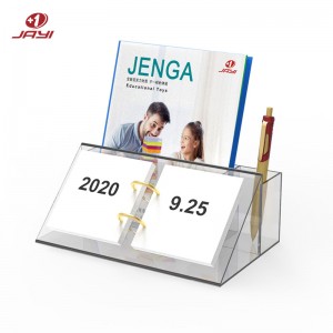 Vlastní stolní akrylátový držák kalendáře výrobce – JAYI